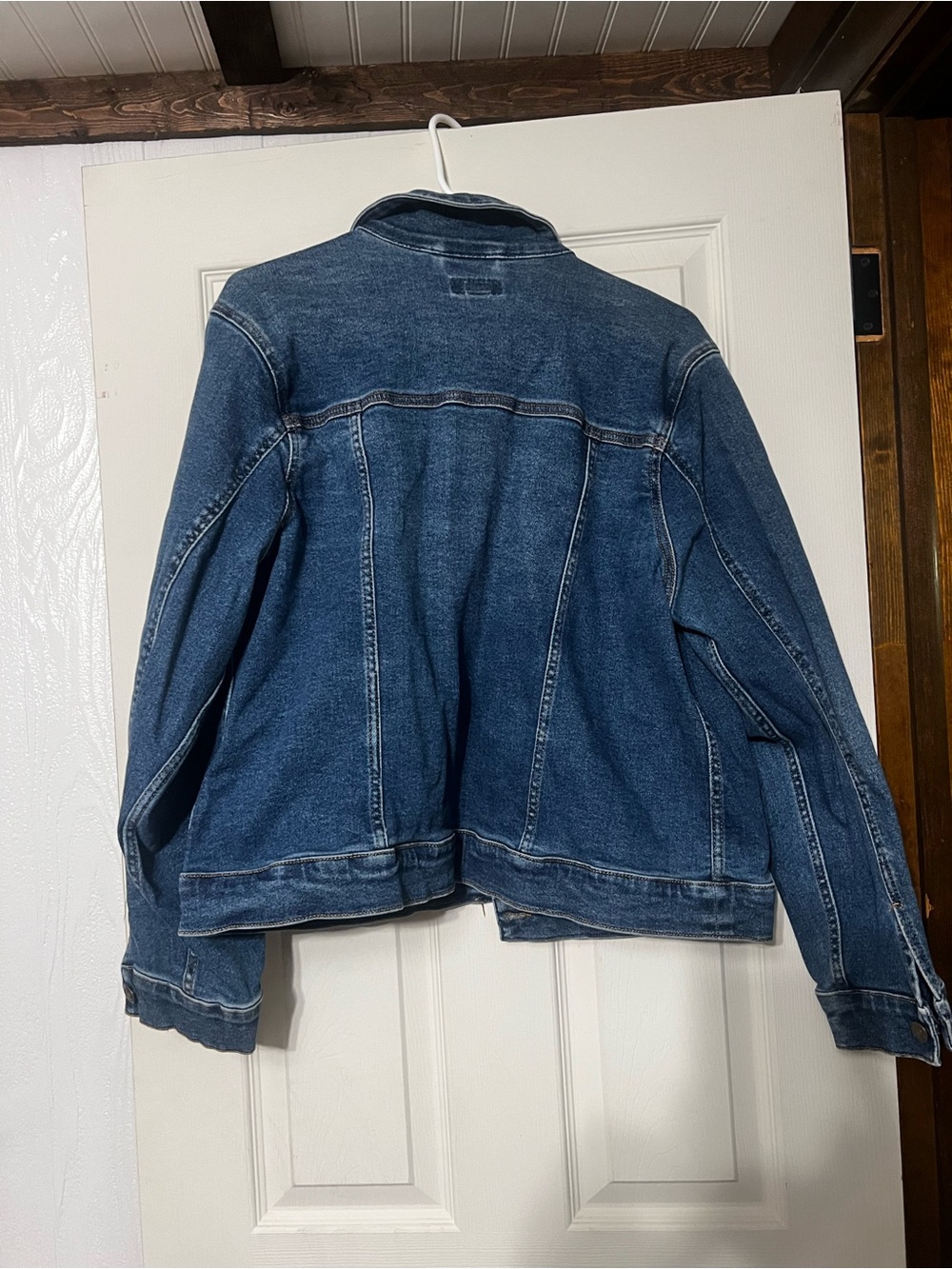 Ava & Viv Blue Denim Shirt Jacket - Picture 3 of 3